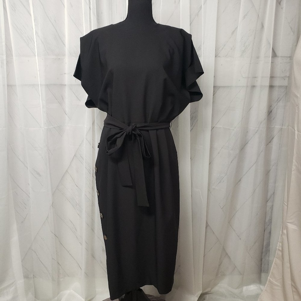 ASOS Black Midi Dress